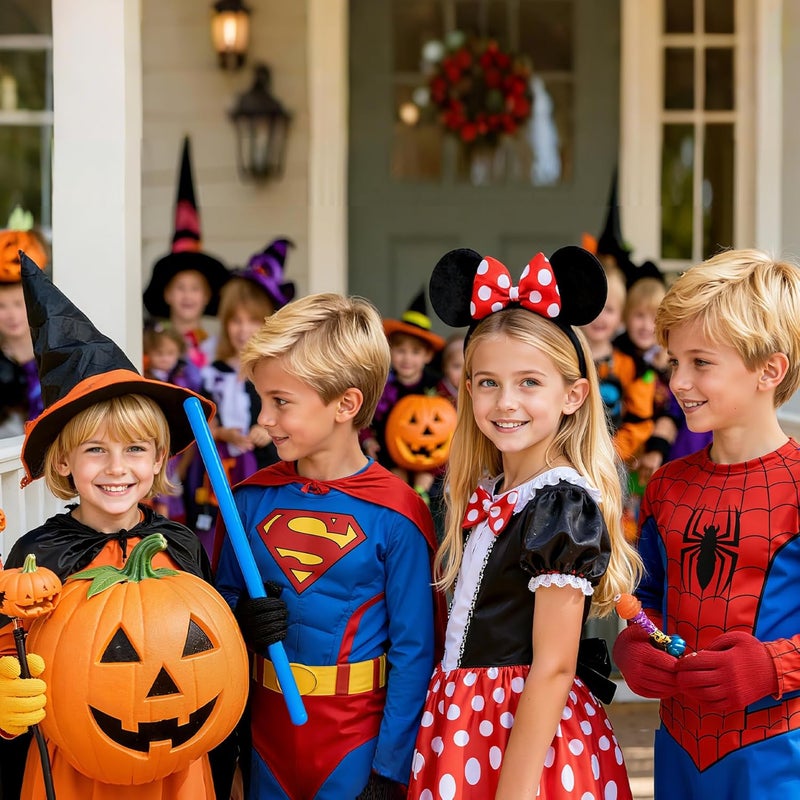 Zando Kids Winter Gloves 9 Colors Full Fingers Warm Soft Stretchy Knit Toddler Mittens for Boy Girls age 5-7 Years - Image 4